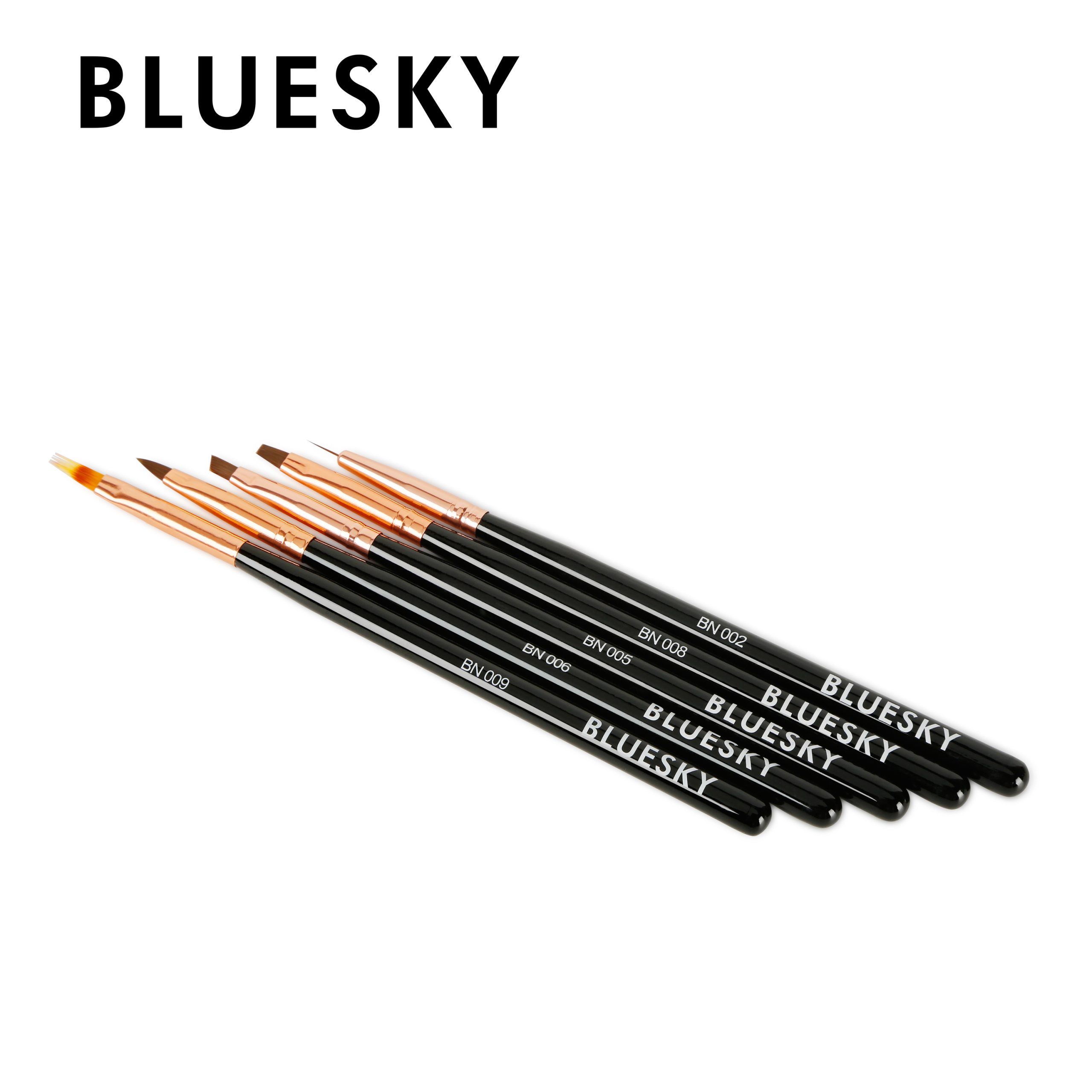 blueskygel.gr Τεχνητά Νύχια Set Brushes Liner (4pcs)